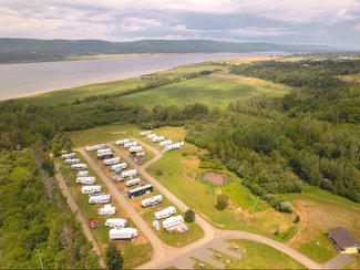 Arial view of the rv park